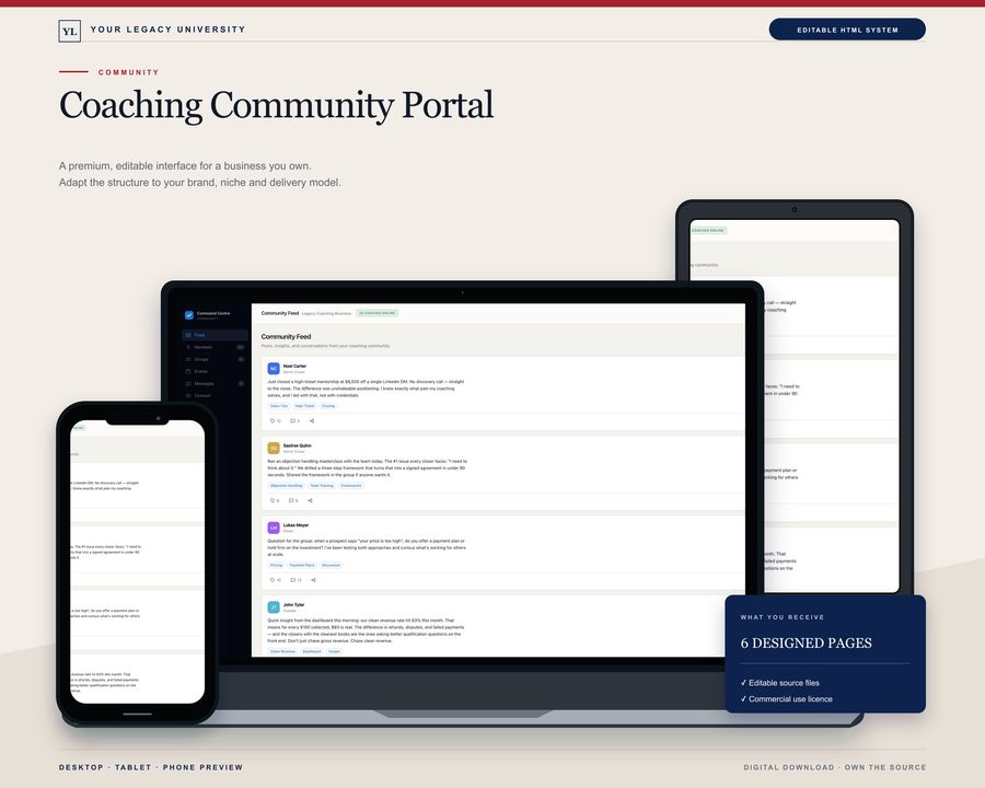 Coaching Community Portal